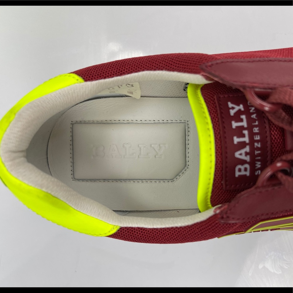 Bally Galaxy Gavino red low top sneakers - Picture 9 of 11